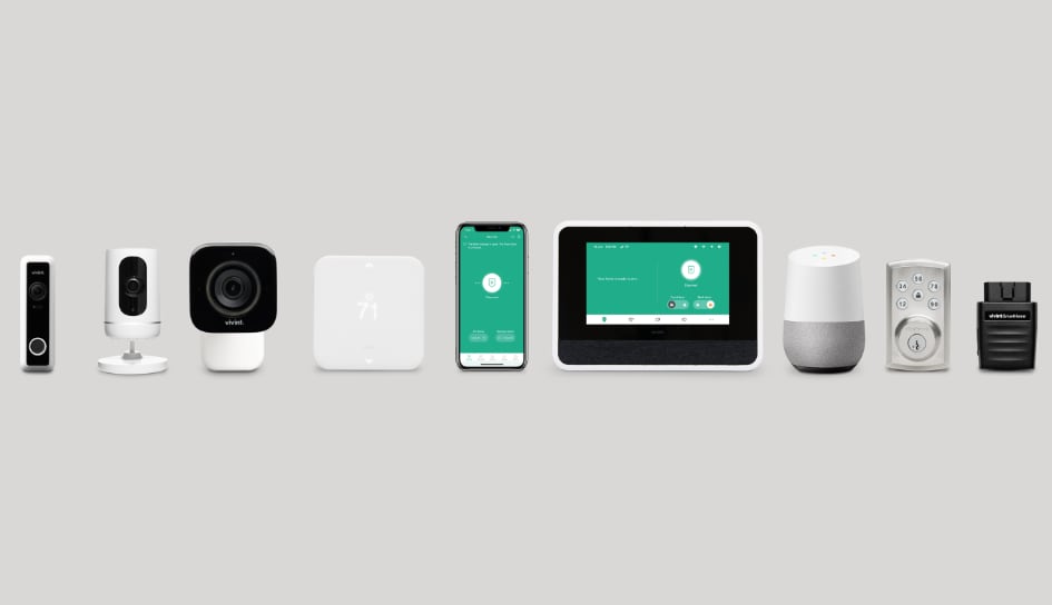 Vivint home security product line in Waco